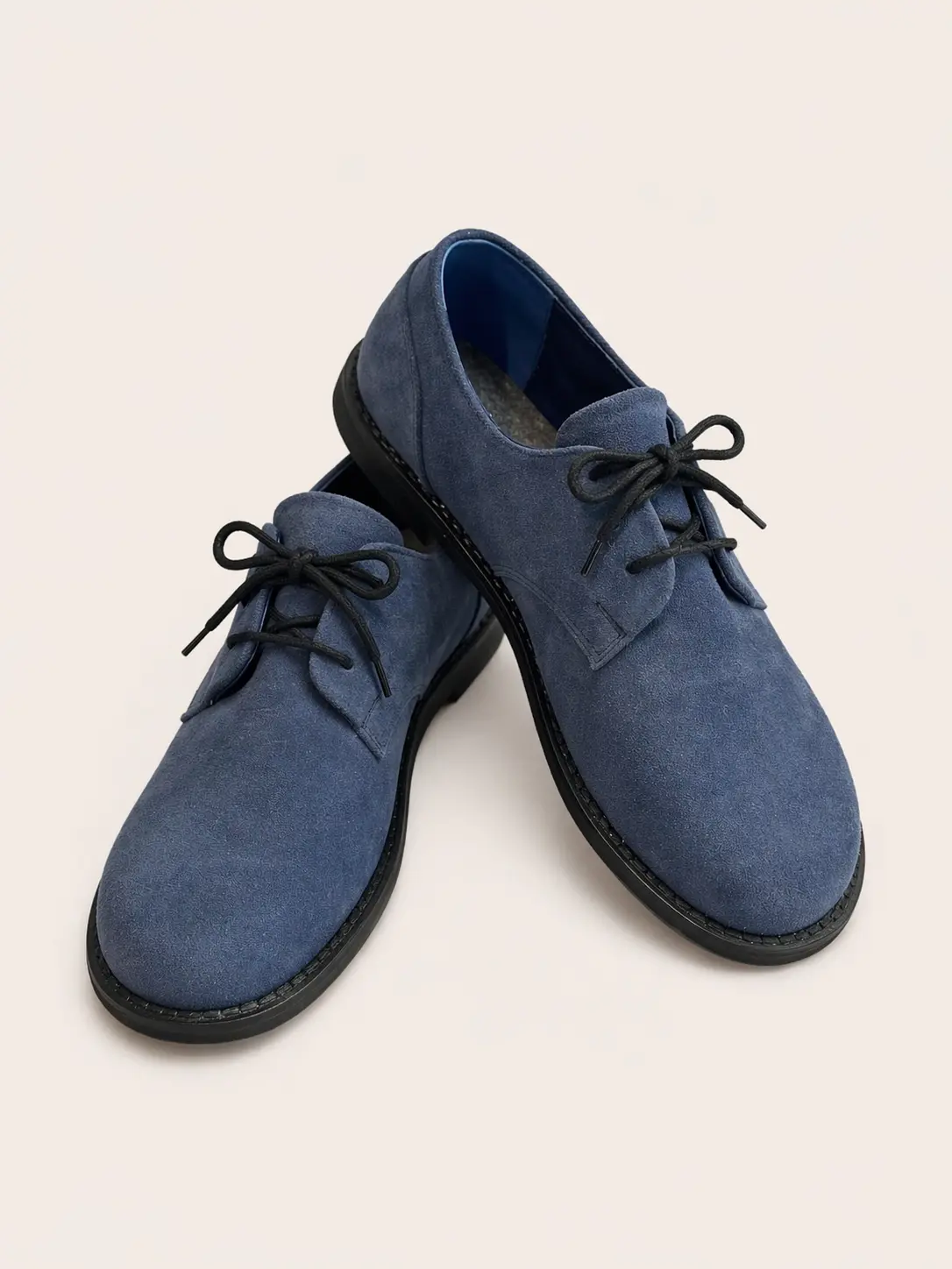 Blue Suede Ergonomic Shoes
