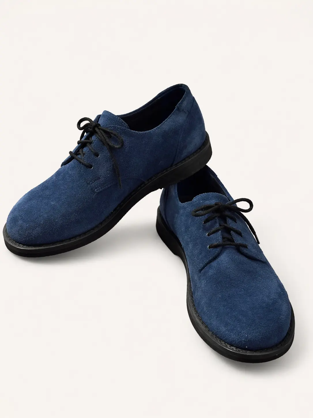 Blue Suede Ergonomic Shoes