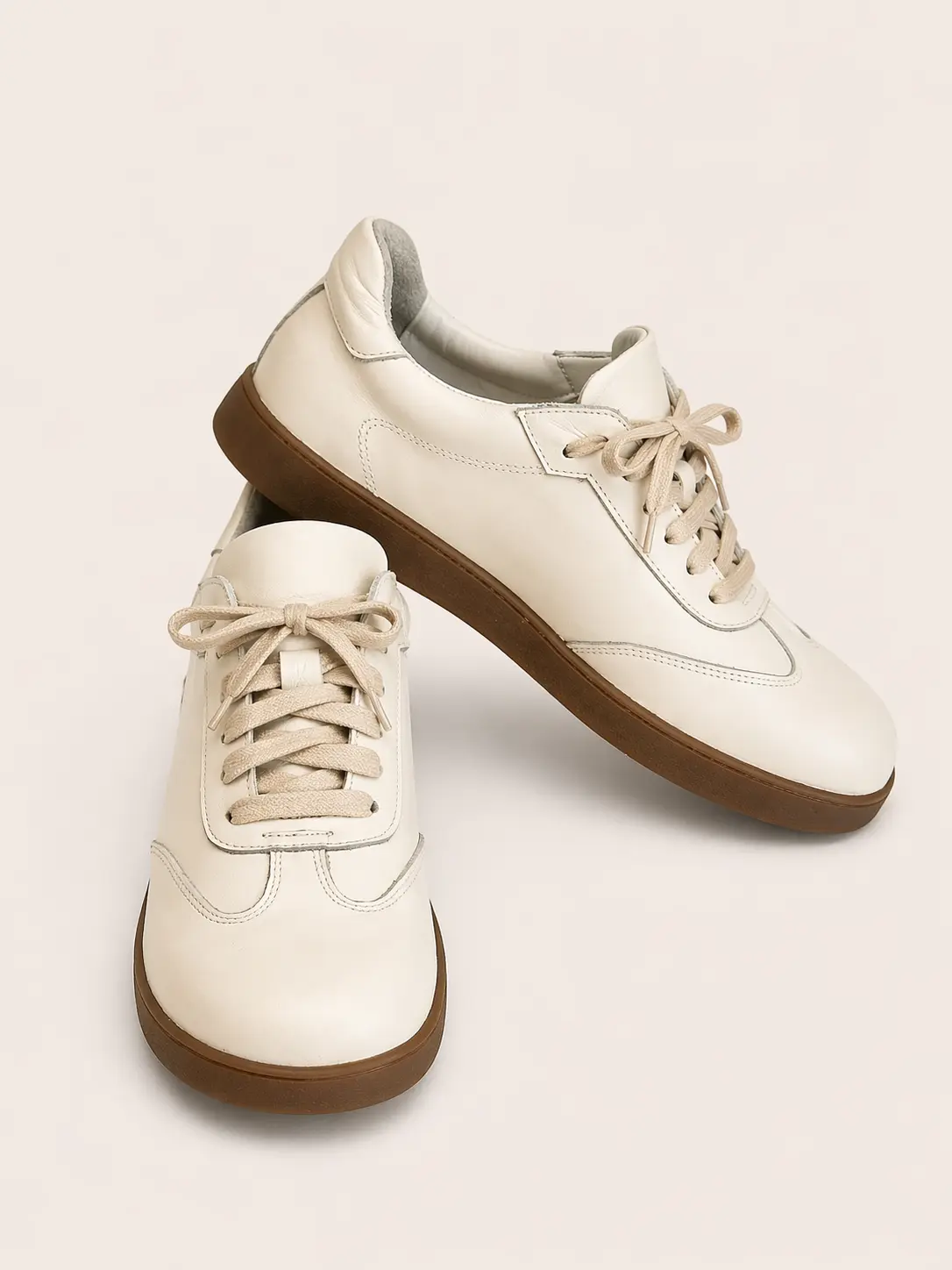 Retro Beige Ergonomic Sneakers